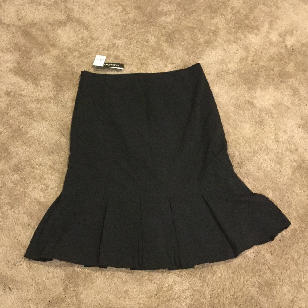AB Studio Black Pleated Pencil Skirt - Picture 5 of 5